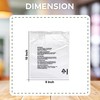 JeeJaan® 100 Pcs of Shirt Packaging Bags 8 x 10