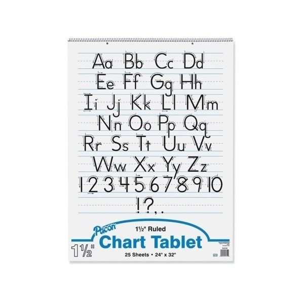 PACON CORPORATION CHART TABLET 24X32 1-1/2 IN RULED (Set of 3)