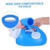 Mikinona Portable Women Urinal Bottle with Integrated Handle Large Capacity