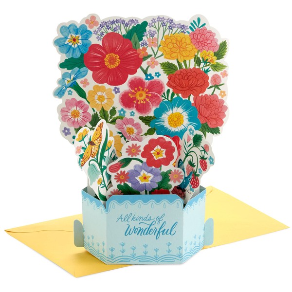 Hallmark Paper Wonder Pack of Pop Up All Occasion Cards, Displayable Bouquet (12 3D Cards and Envelopes)