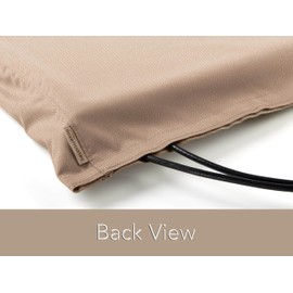 Covermates Cable Box Full Cover – Heavy-Duty Polyester, Weather Resistant, Touch Fastener Closure, TV Covers-Ripstop Tan