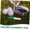 BESPORTBLE 4pcs Golf Line Pen Reusable Plastic Ball Markers Golfing