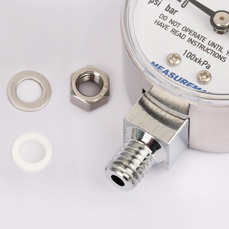 MEASUREMAN Stainless Steel Pressure Cooker Gauge, Pressure Canner Gauge, Steam