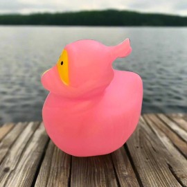 Duck of the Month Ninja Pink Rubber Duck