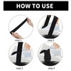 4pcs Leg Exerciser Traction Straps, Pedal Strap for Elliptical Exercise
