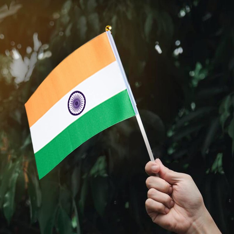 India Flag Indian Flag, Small Mini Handheld India Flags on