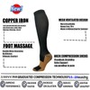 Sooverki Graduated Copper Compression Socks for Men & Women Circulation
