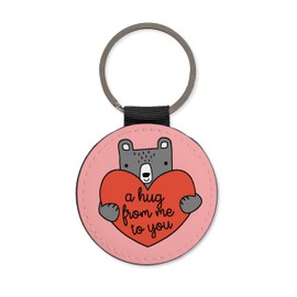 Hug gifts | I love you thinking of you gifts for women | A hug from me to you keyring | pocket hug missing you cheer up gifts | valentines her woman best friend