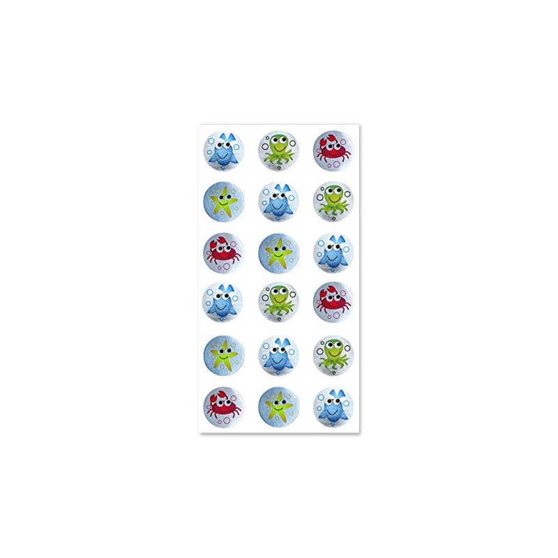 SuperStickers Solutions Metallic Reward Stickers - Silver (Pack of 54),