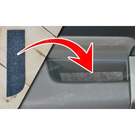 GrandeurMonger Toyota TUNDRA & SEQUOIA - FELT Door Armrest Handle/Pull Inserts (Qty 2) - Gray