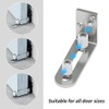 CCJH Adjustable Floor Guide, Sliding Door, Wall/Door, Floor Guide, Stainless