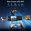 METEESER 360 Degree View 3 Channel Dash Cam,IPS 1080P Dash