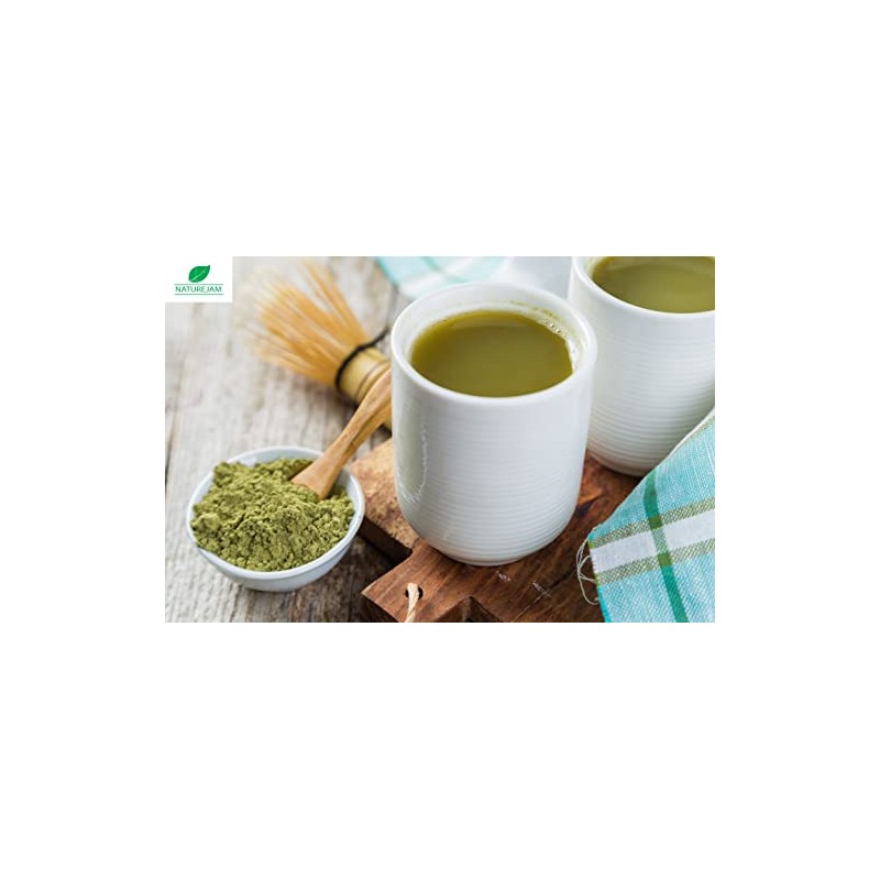 Naturejam ORGANIC 100 Matcha Green Tea Powder 1 Pound BULK-Premium