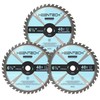 KEENTECH 6-1/2 Inch Circular Saw Blades 40T 3 Pack, 5/8"