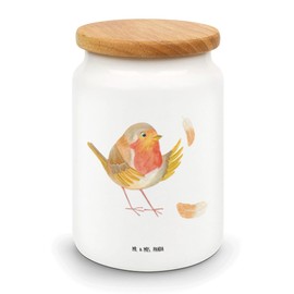 Mr. & Mrs. Panda Storage Container Robin Feathers - Gift, Animals, Storage Container, Fly, Pouring Cans, Animal Motifs, Motivational Pictures
