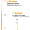 BBQStyle Marshmallow Roasting Sticks, Set of 8 Pack Premium 45''