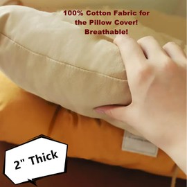 SHENGOCASE 2-Pack 8.7" x 15.7" Soft Cat Kneading Pillow Cushion Bed with Ties for Cat Dog House Perch Shelf, Pad Padding for Cage Kennel Backpack Carrier