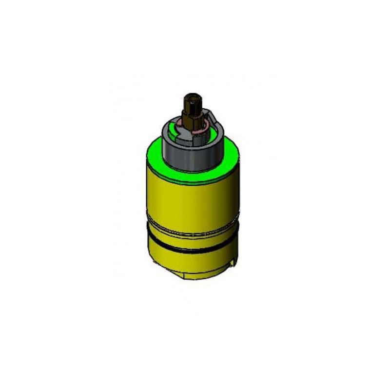 T&S Brass, 017441-45, Ceramic Cartridge, Rotary Actuation with Adjustable Temperature