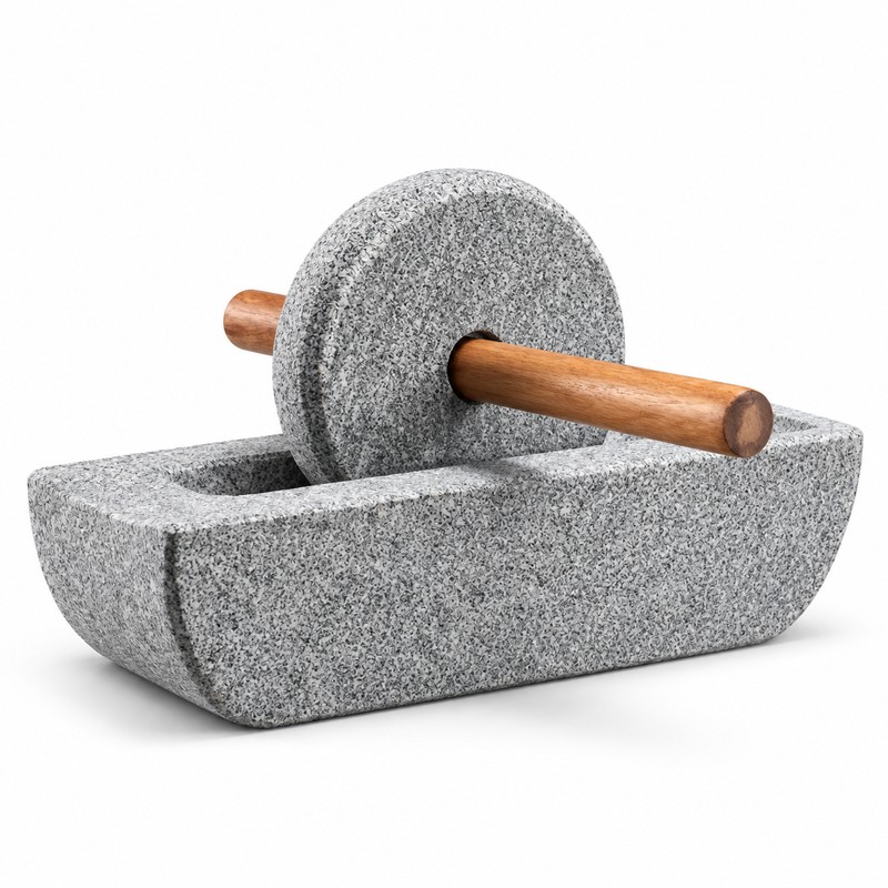 Stone Tea Mill for Matcha Preparation – Compact 15 x