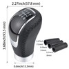 Padaodao 6 Speed Shifter Knob Black Stick Lever Handle Gear