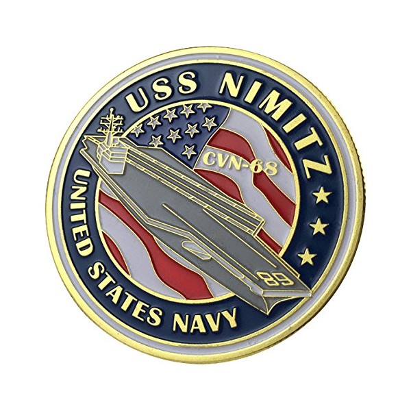 U.S. Navy USS NIMITZ / CVN-68 GP Challenge Coin 1130#