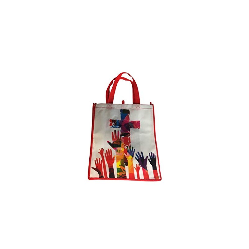 LLP Christian Cross Large Reusable Tote Bag …