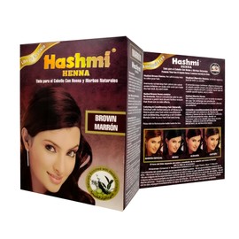 2 HENNA TINTE PARA CABELLO (CAFÉ/MARRÓN) HASHMI | LO MAS NATURAL | SIN MALTRATAR TU CABELLO |