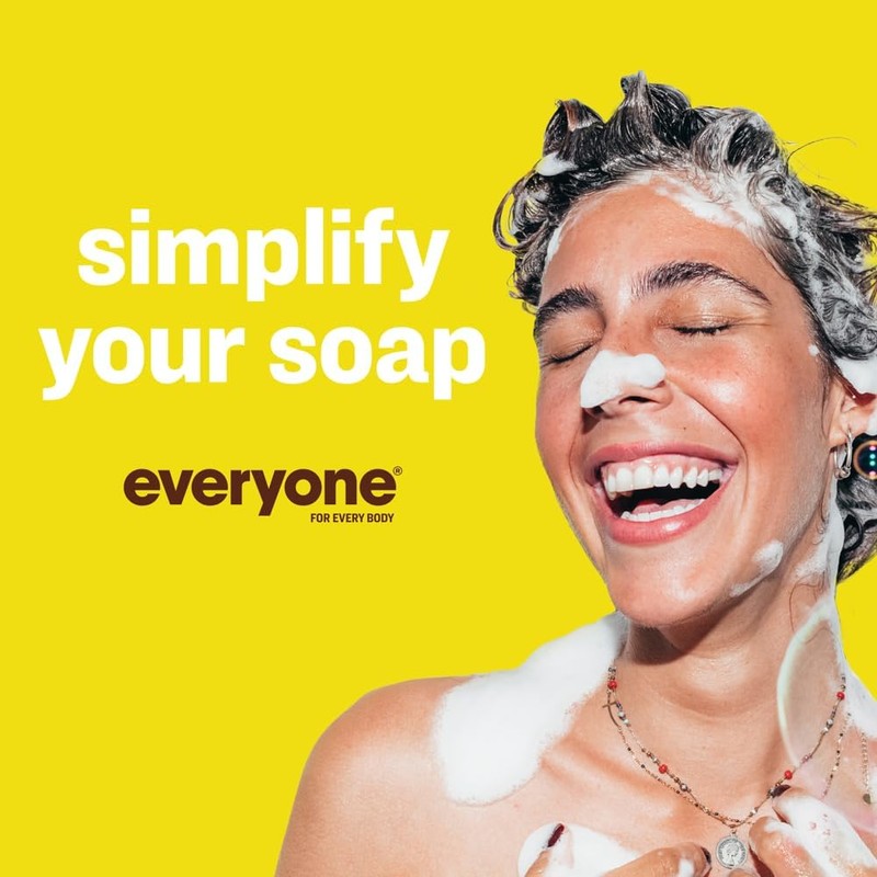 Everyone 3-in-1 Soap, Body Wash, Bubble Bath, Shampoo, 1 Gallon,