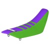Enjoy Mfg 2002-2022 Kawasaki KLX 110 gripper seat cover GREEN/PURPLE/G