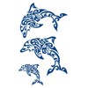 2 Sheets Tribal Tattoo Tribal Whale Tattoo Maori Dolphin Tattoo