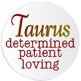 Kiwi Gifts Taurus - 100 Pack Circle Stickers 3 Inch - Horoscope Astrology Birthday