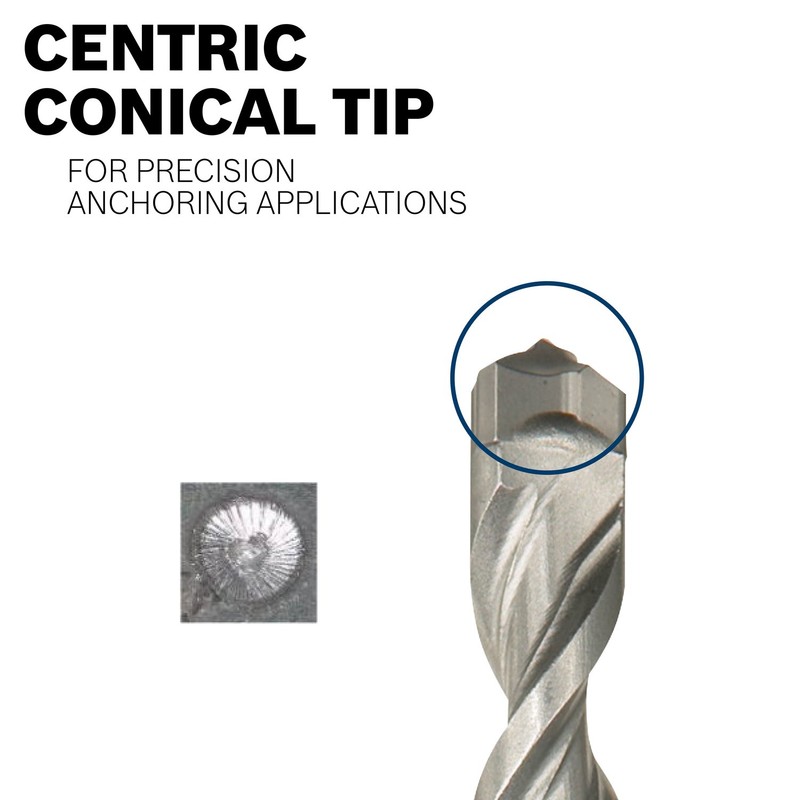 BOSCH HCFC2042 1/4 In. x 8-1/2 In. SDS-plus Bulldog Xtreme