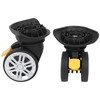 Luggage Caster, A18 1 Pair Universal Luggage Suitcase Spinner Wheels