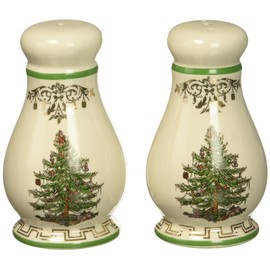 Spode Christmas Tree Gold Salt and Pepper Set
