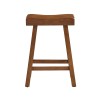 Home 2 Office Jackson 24in Saddle Barstool - Medium Oak