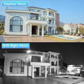 INNOSECU 8MP PoE Camera, 4K Turret Security IP Camera @30fps, 5X 2.7~13.5mm Motorized Lens, Smart Dual Spotlight Color Night Vision, Two-Way Audio, Outdoor IP67, SD Card Slot (not included), IND8VD99Z