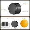 2PCS Door Stoppers for Wall Protector with Adhesive, Aluminum Door