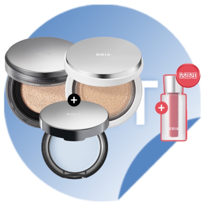 BBIA Eau Matte/Glow Cushion & Eau Powder Pact with Mini