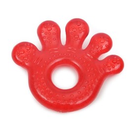 Teether Paws T1205 Red, BPA Free, Teething Ring Teether 3 Months +