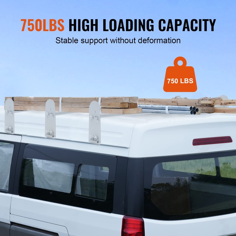 VEVOR Ladder Racks for Van, 40.2 inch-74.8 inch Adjustable Van