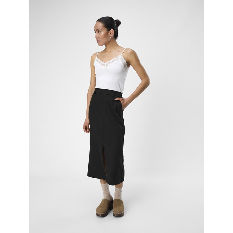 Object Women's Objlisa Harlow Mw Skirt Noos Skirt, black