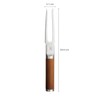 Fiskars Norden 1065250 Meat Fork, Length: 24.6 cm, Stainless Steel/Birch