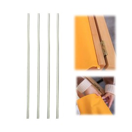 Wonafa 4 Pcs Director's Chair Fiberglass Replacement Rod，Replacement Fiberglass Stick for Directors Chairs Director Chair Replacements,Fiberglass Rods,Chairs Repair Rod (Grey_2)
