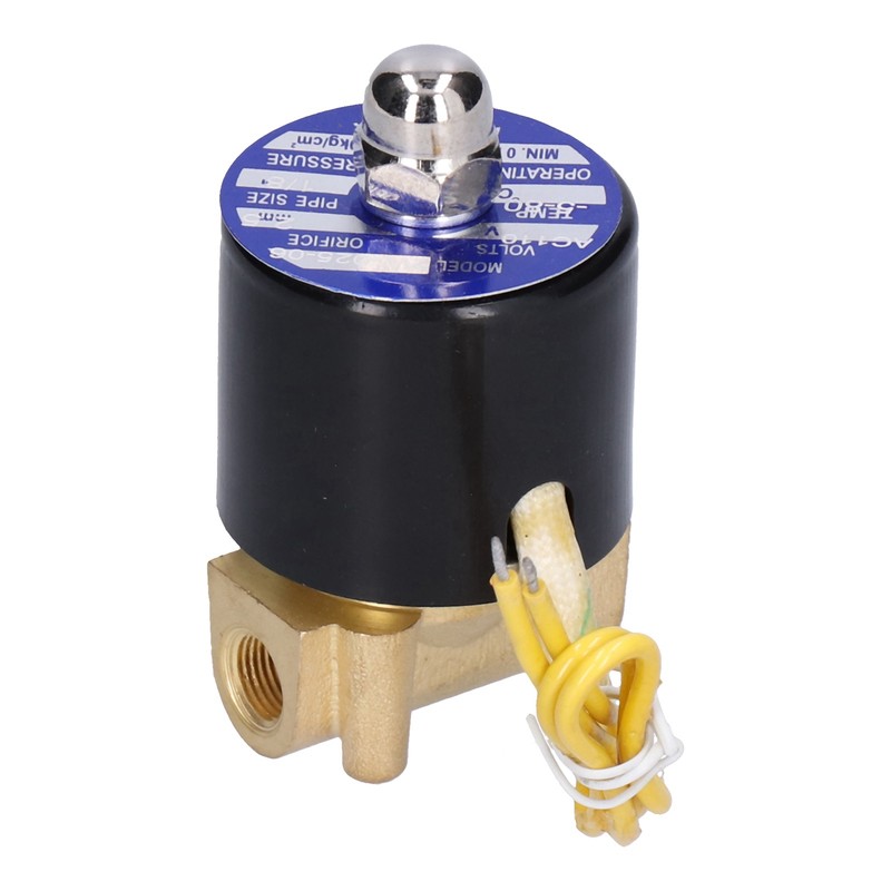 Electric Solenoid Valve Small Normally Closed for Water Air Diesel