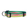 Native Pup Animal Print Dog Collar Rainbow Trout Fish Pattern,