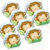 Unique Boy Monkey Baby Shower Paper Favor Boxes, 4.5" X