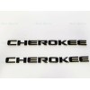 Jeep NEW 2PCS Kits Gloss Black GRAND CHEROKEE 3D Letters