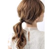 VingTAINE H7033 Cotton Pearl Hair Elastic (S) Simple Classical Hair