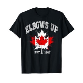 Elbows Up Canada Est 1867 Proud Canadian Strong Canada T-Shirt