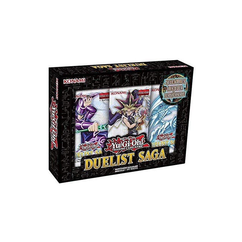 Yu-Gi-Oh! Duelist Saga Box with 3 Boosters – German